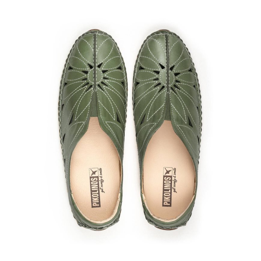 Women's Pikolinos JEREZ Moccasins Green | NZ T17850A